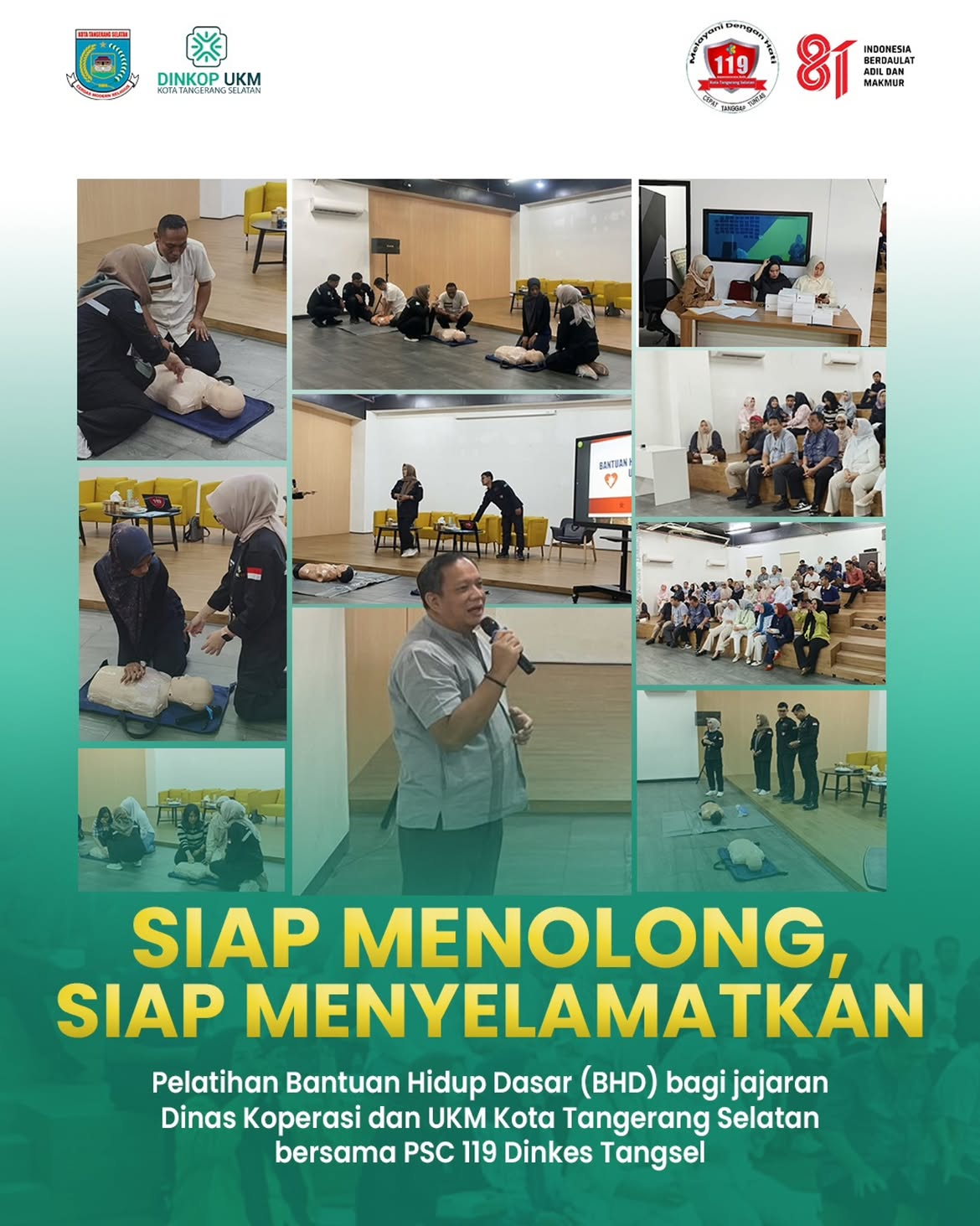 Pelatihan Bantuan Hidup Dasar (BHD)